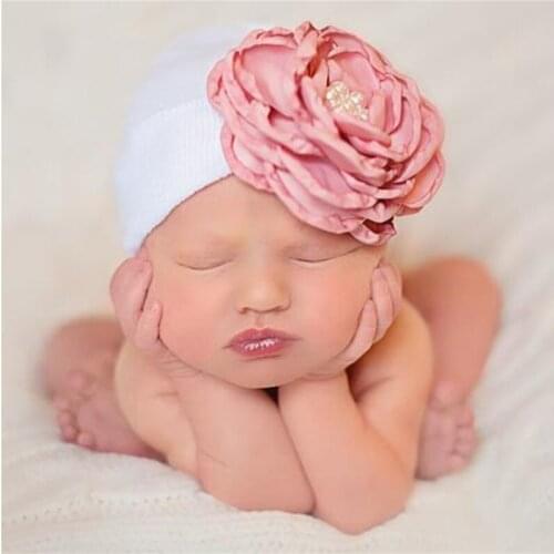2018 Hot Sale Four Seasons Fashion Baby Boys Girls Flower Adjustable Hat Cap Infant Headwear Accessories Wholesale For 0-4T