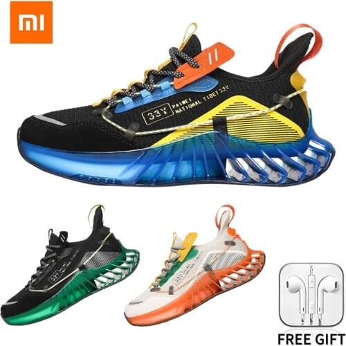 Xiaomi Youpin Men Casual Shoes Outdoor Sneakers Mens 2021 New Fashion Breathable Low-Top Mesh Weave For Male Large Size 39-46