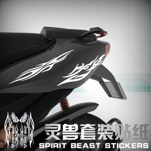 Motorcycle Stickers Electric Car Decorative Stickers Personalized Waterproof Paste Reflective Stickers Car-styling Moto Diy Kit