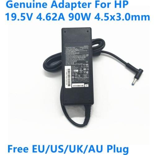 Genuine 90W 19.5V 4.62A AC Adapter For HP HSTNN-CA13 HSTNN-LA13 TPC-LA57 Envy 17 Pavilion 14-e024TX Laptop Power Supply Charger