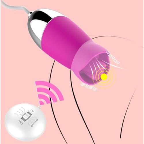 Nipple Sucker Oral Clitoris Tongue Vibrator Jump Eggs G-spot Massager Sex Toys For Women Couples Licking Clitoris Stimulator