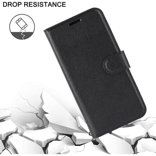 Plain Soft PU Anti-fall Protective Mobile Phone Case For Iphone XR 11 12 Portable Flip Big Capacity For bussiness Fancy Case