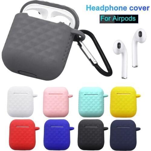Shockproof Soft Silicone Anti-slip Protector Case Cover for Apple AirPods 1/2
