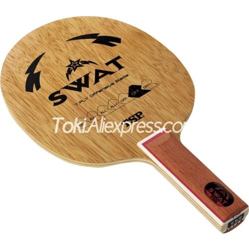 TSP SWAT Table Tennis Racket / Blade (7 Ply Wood, Loop / Fast Attack) TSP Ping Pong Bat Paddle