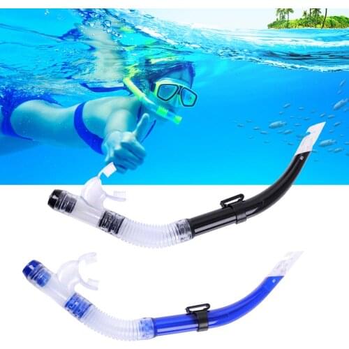 Foldable PVC Diving Breathing Snorkel Underwater Scuba Diving Tube Mouthpiece Swimming Snorkel Water Sports Diving Accessories