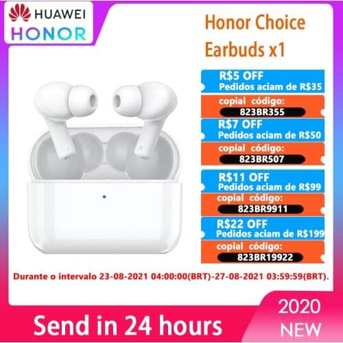 New Honor Choice TWS Wireless Bluetooth 5.0 Earphones Earbuds Noise Cancellation Dual microphone calls SBC & AAC 24H Playtime