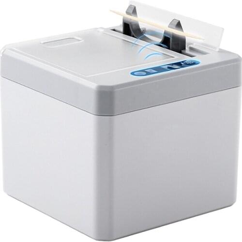 Battery Version Smart Infrared Sensor Flip Toothpick Box Full Automatic Family Restaurant Hotel Pop-Up Sensor Toothpick Holder