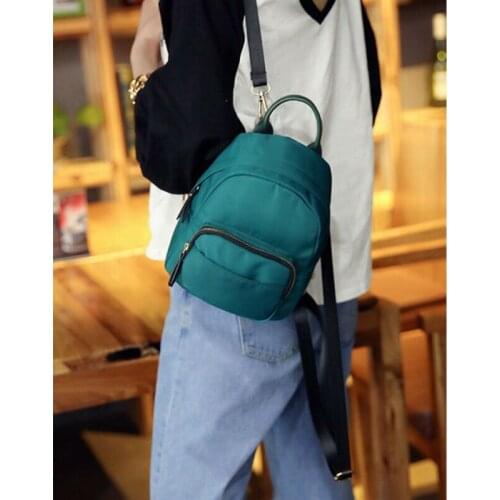 Womens Small Waterproof Nylon Women Backpack Girls Shoulder Back Bag Fashion