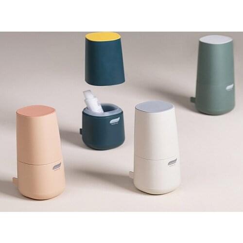 Toothbrush Rack Shower Cups Wall-mounted Toothpaste Holders Multifunctional Household Bathroom Storage Accessories No Punch