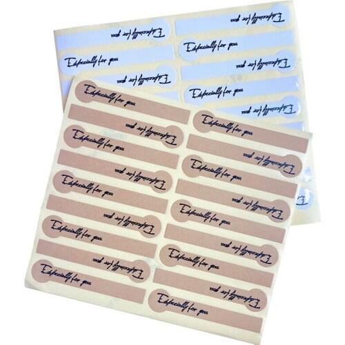 200Pcs/lot Stickers Scrapbooking 'Especially For You' Kraft Seal Sticker Lable Gift Packaging Decoration Paper Seal Stickers