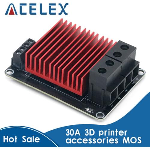 3D printer accessories Hot bed / print head heating control MOS module Large MOS tube 30A