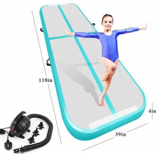 Free Shipping 3m4m5m Inflatable Gymnastics Airtrack Tumbling Air Track Floor Trampoline For Home Use/training/cheerleading/beach