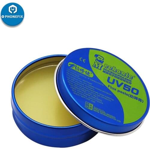 MCN-UV80 UV50 Solder Flux Paste No-clean Rosin Flux Paste Cream for PCB/BGA/PGA/SMD Soldering Station Tin Paste Welding Fluxes