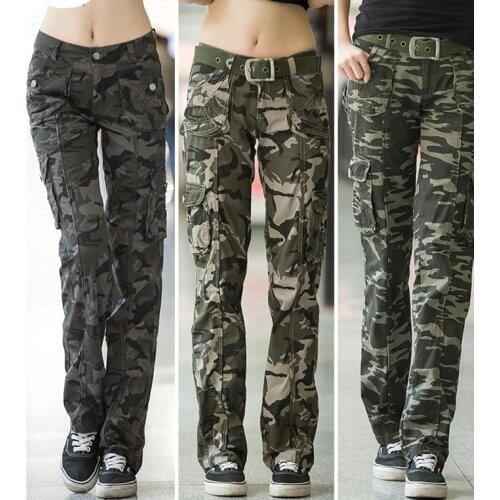 KANGTLE ZYANG Women's Camouflage Pants