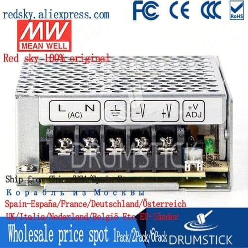 Steady MEAN WELL RS-35-15 15V 2.4A meanwell RS-35 15V 36W Single Output Switching Power Supply