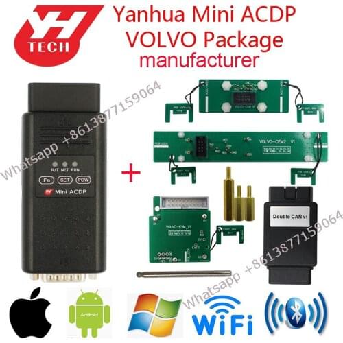 Lastest Yanhua ACDP module 12 for VOLVO Adding 5 / 6 Buttons Semi-keyless Full-keyless Key and All-key-lost ACDP Set for VOLVO