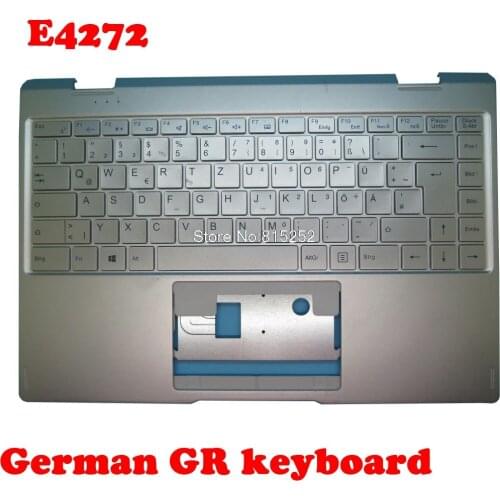 Laptop PalmRest&German GR keyboard For MEDION E4272 MD63320 MD61612 30026775 30026776 30027753 MD63300 NB013-3UK YMS-0087-B UK