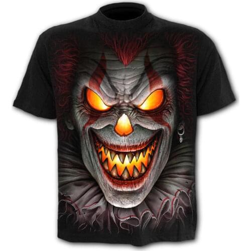 2021 New Fashion Mens 3D Skull Series Printed Unisex-Adult Street Hip Hop Cool Handsome T-Shirt