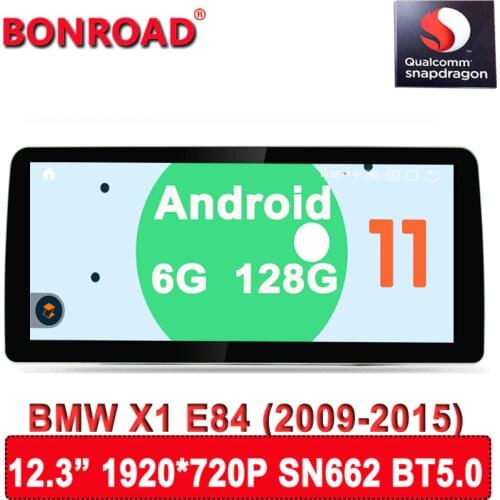 New Arrival Android 11 Snapdragon 662 HD1920*720P IPS Car Multimedia for BMW X1 E84 CIC/No Screen 2009-2015 Wi-Fi Carplay BT5.0