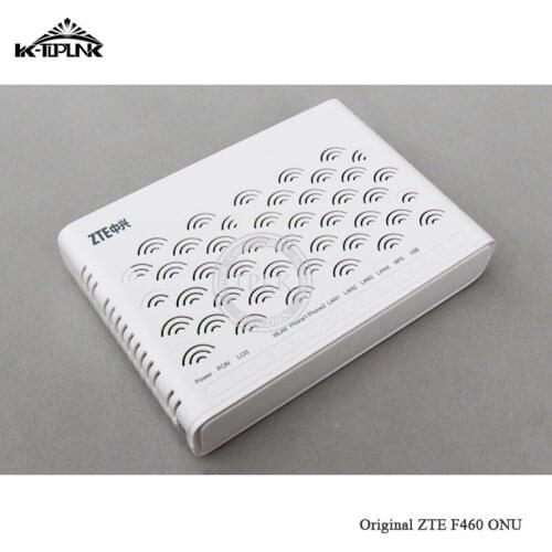 New ONU for ZTE F460 EPON 4LAN+2VOICE POTS+WIFI+USB Ethernet port ONU ONT FTTB wireless English Version Fiber Optical Terminal