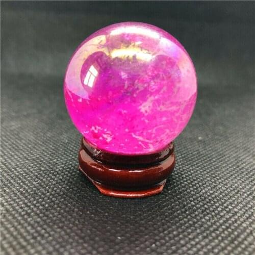 NEW Rainbow Crystal Ball Clear Quartz Sphere Aura Chakra Electroplated Ball Minerals Healing Massage Gifts Healing Crystal Balls