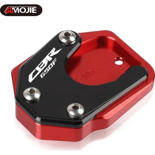 Motorcycle Kickstand Foot Side Stand Extension Pad Support Plate For HONDA CBR650F CB650F CB CBR 650F 2014 2015 2016 2017 2018