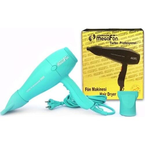 Megafön Professional Hair Salon Hair Dryer/blow dryer 2400w Turquoise