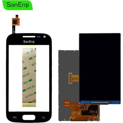 SanErqi 3.8" For Samsung Galaxy Ace 2 i8160 LCD Display With Touch Screen Digitizer Sensor Panel With Sticker