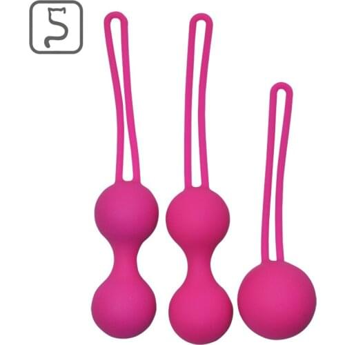 Silicone Shrink Ball Female Masturbation Bladder Control Tool Dumbbell Masturbation Vibrator Sex Toys Adult Products Wholesale