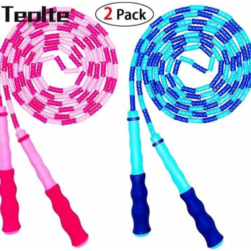 Fantastic bamboo fitness skipping rope adult children students high school entrance examination beads festival skipping rope