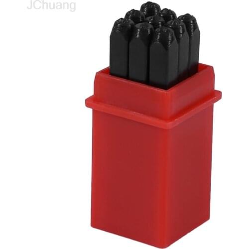 3mm Steel Stamp Letter Number Stamp Punch Set Hardened Metal Wood Leather Steel Punch Number Tool Leather Craft Stamp