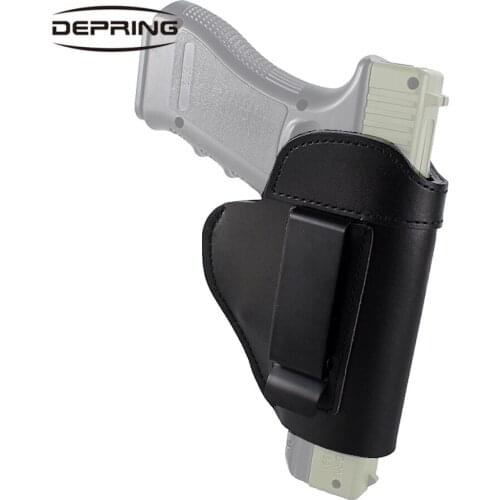 Tactical Inside The Waistband Concealed Carry Right Hand Left Hand Leather Holster for G17 19 M&P S&W Shield P226