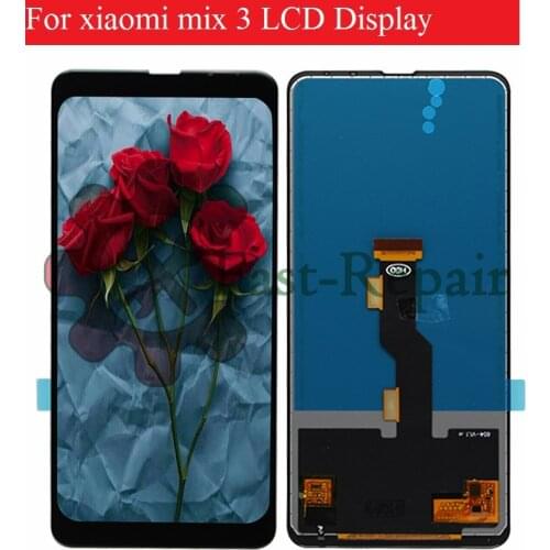 TFT quality For XIAOMI MIX 3 lcd Display Touch Screen Digitizer Assembly With Frame For Mi Mix3 Mix 3 LCD