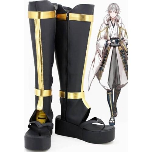 Touken Ranbu Online Tsurumaru Kuninaga Shoes Cosplay Boots CosplayLove For Halloween Christmas Party