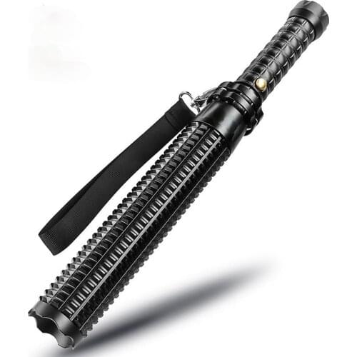 Self-defense Flashlight Strong Light Rechargeable Ultra-bright Long-range Household Strong Light Emergency Lights on Board