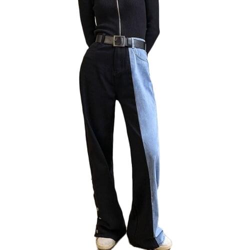 Plus size Wide-leg Jeans Women 2021 Autumn Winter New Straight Loose Leg-covering Pants Female Spring Casual Cowboy Trousers 4XL