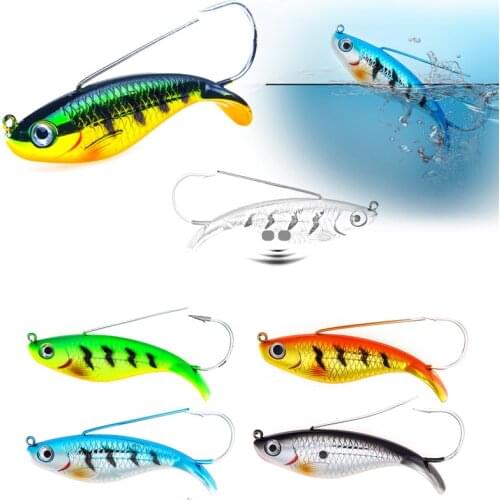 1PCS Anti Grass Metal Fishing Wobblers VIB Artificial Hard Bait Crankbait 8.5cm/21g Fish Bass Pike Carp Fishing Lure with Hook