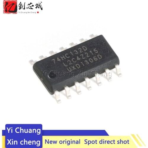 10PCS 74HC132D SOP14 74HC132 SOP SN74HC132DR SN74HC132 74HC132D SOP-14 SMD new and original IC