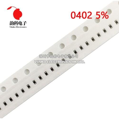 100pcs 0402 5% SMD resistor 0R ~ 10M 1/16W 0 1 10 100 150 220 330 ohm 1K 2.2K 10K 100K 0R 1R 10R 100R 150R 220R 330R 1M 4.7K