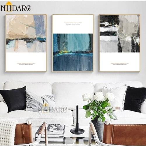 Modern Nordic Casual Luxury Style Abstract Posters and Prints Canvas Painting Art Wall Pictures For Living Room Home Decoration