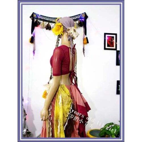 ATS TOP Transparent Thin Belly Danc Vcollar Choli Short NO C917-23