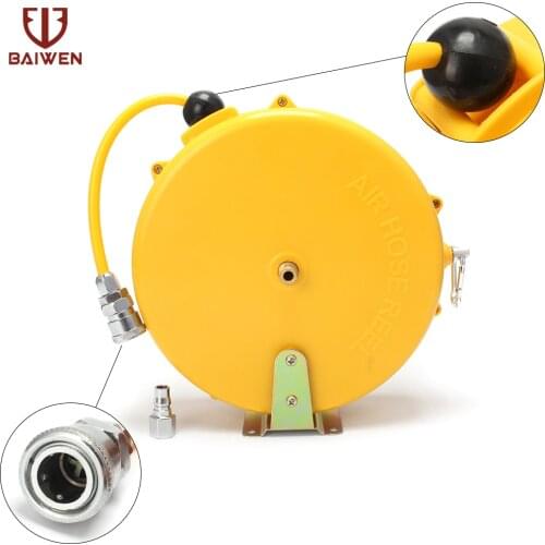 Automatic Retractable Reel Telescopic Air Drum Hose PU8*5 10*6.5 12*8 Automotive Air Hose Pneumatic PU Tube Pneumatic Drum
