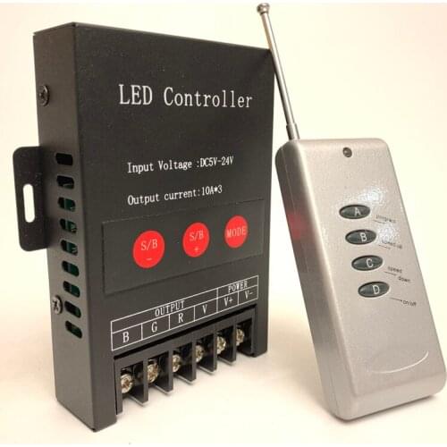 Dc 12v-24v 30A Car Led flashing dimmer switch Daytime running light strobe controller RGB Adapter for Led bar Fog driving lights