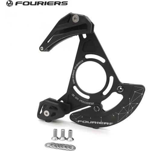 Fouriers Enduro DH Bike Chain Guide Chain FR XC Bashguard 32T-38T Single Speed Device ISCG ISCG05 For 1X Drivetrain