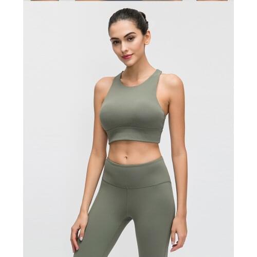 Good Quality High Impact Yoga Bra Full Cover High Neck Hollow-out Fitness Workout Running Sports Top for Women