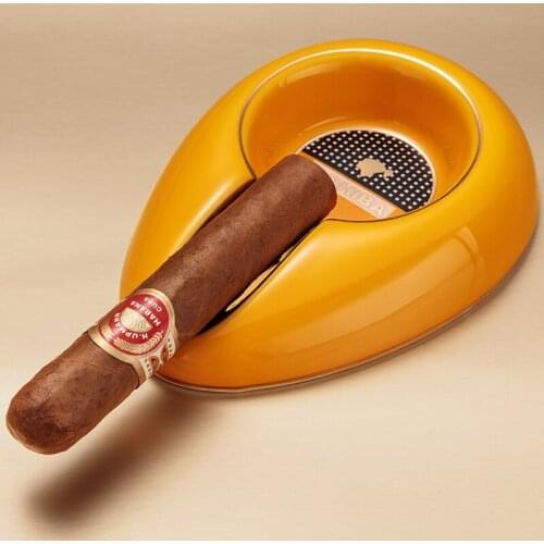 COHIBA Cigar Ashtray Classic 1 Cigar Holder Ceramic Cigarette Ash Tray CE-0014