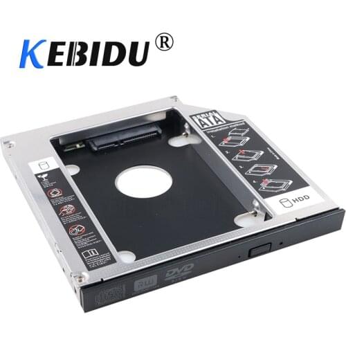 Kebidu AK SATA 3.0 to Sata 2nd HDD Caddy 12.7mm SSD Case Enclosure Optibay for IBM Lenovo Thinkpad R400 R500 T420 T430 T520
