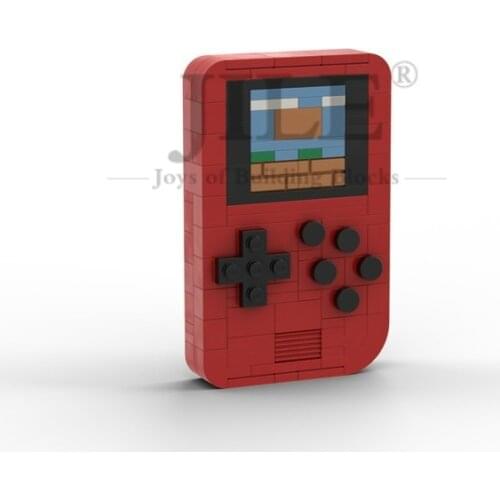 City Street View Games MINI Portable Retro Console Handheld Advance Players Boy Building Blocks Brick Compatible with Accessory