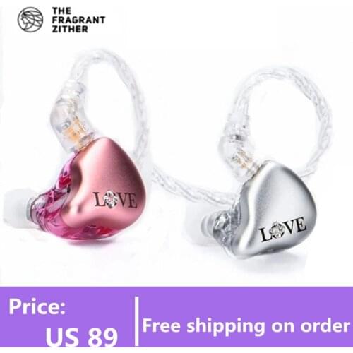 TFZ MY LOVE 4 In-Ear Headphones Dynamic Drive Music Earphone Earbud Silver-Plated Fever Upgrade Line 0.78 3.5mm Detachable Cable