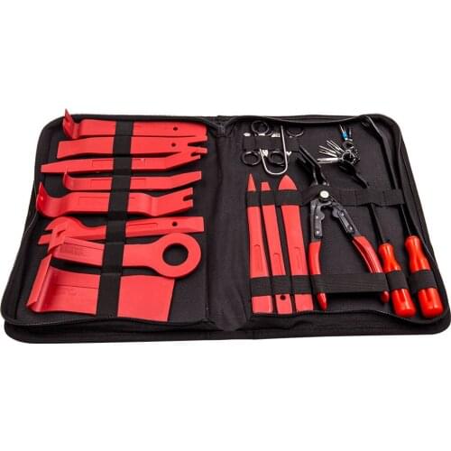 New Car Trim Interior Removal Molding Tools Kit Pry Clip Pliers Radio Set New